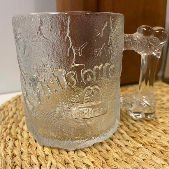 McDonald's Other - Flintstones Glass Mug McDonalds Vintage Mug 1993